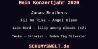 Meine liebsten Konzerte 2020 feat. lilly among clouds, Jonas Brothers und Tusks